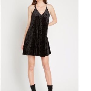 SOLD Aqua Velvet swing dress